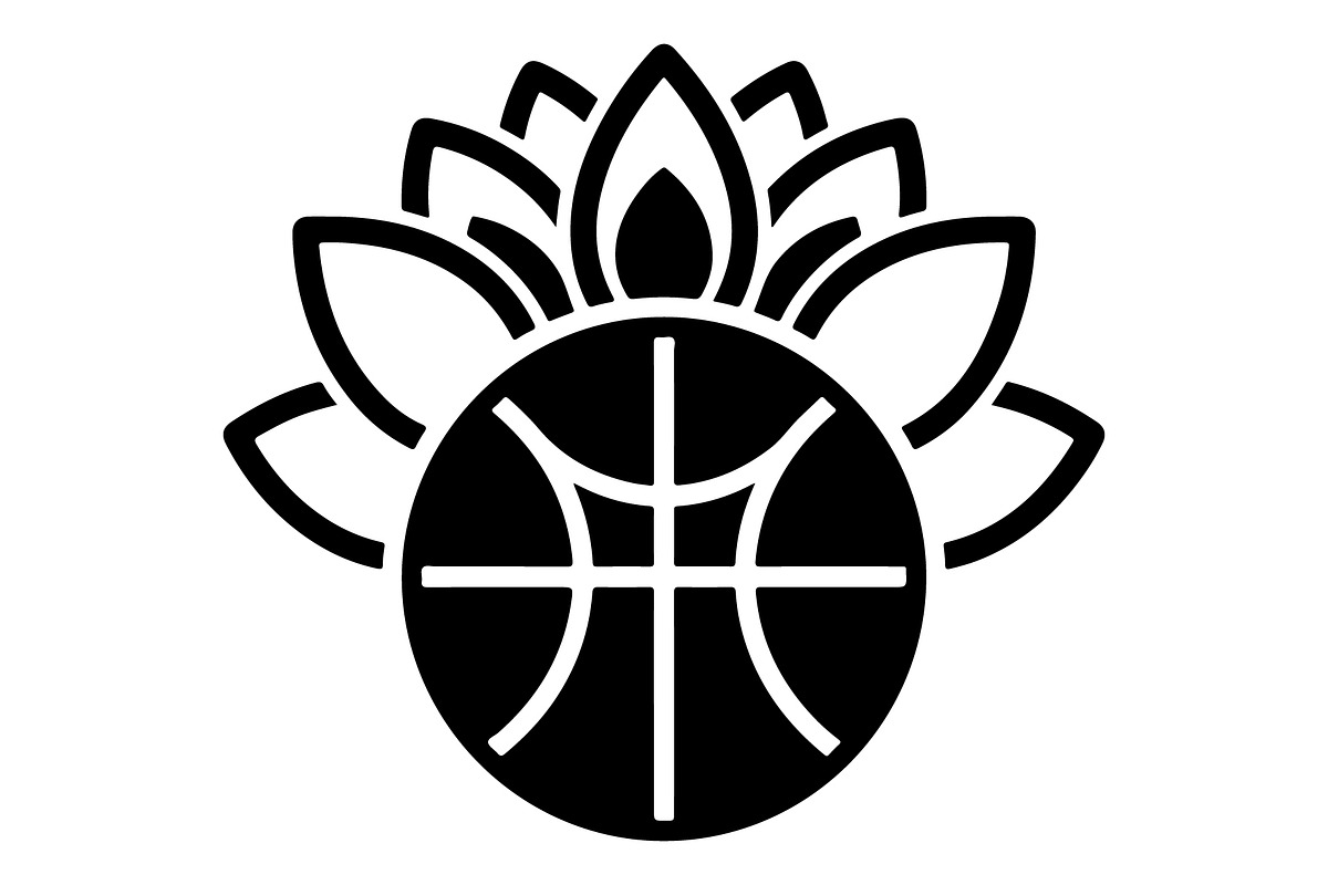 Basketball Lotus Emblem, an Object Graphic by Gfx_Store (Photo 12 of 15)