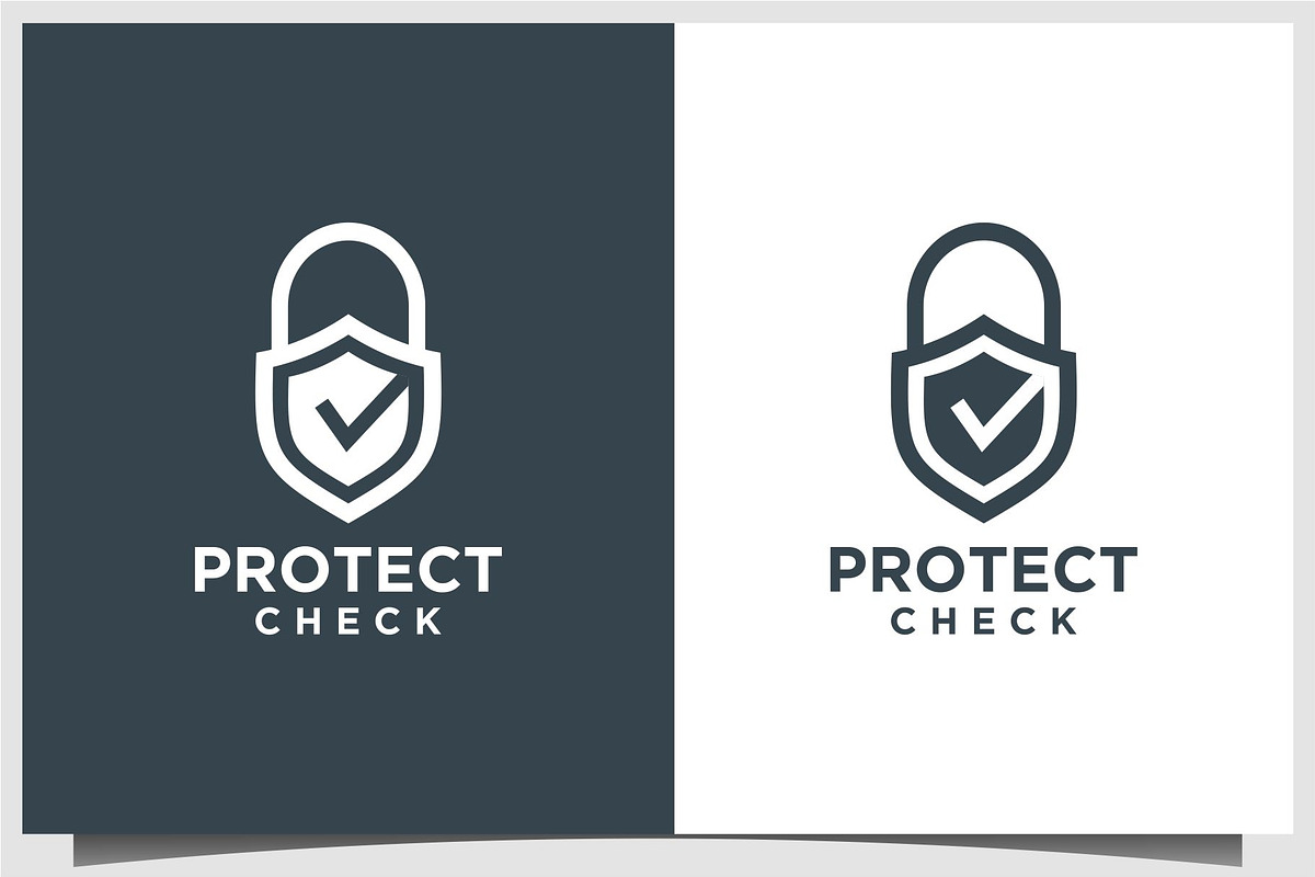Simple and unique Padlock and Checkl, a Branding & Logo Template by ebinta99