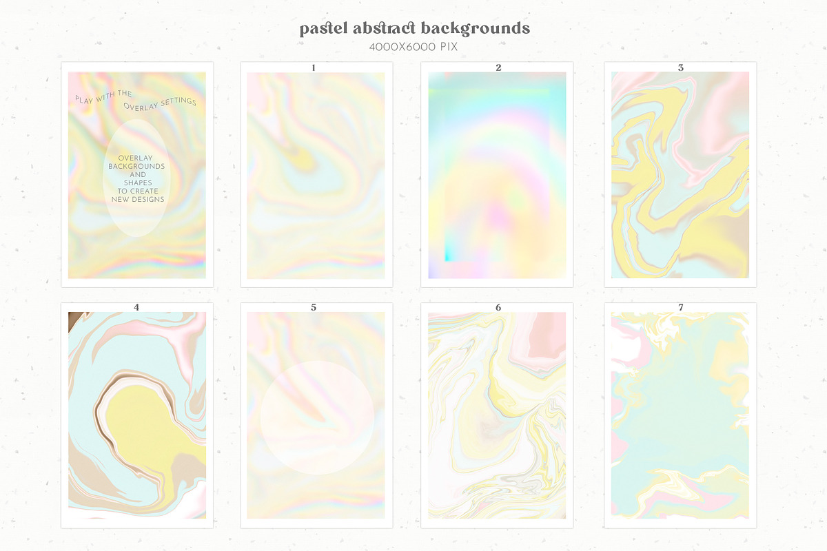 Marshmallow Grainy Gradient Abstract, a Texture Graphic by Cat In Colour (Photo 7 of 8)