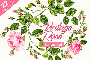 Vintage Rose Set