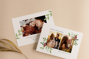 Christmas Card Template CD412