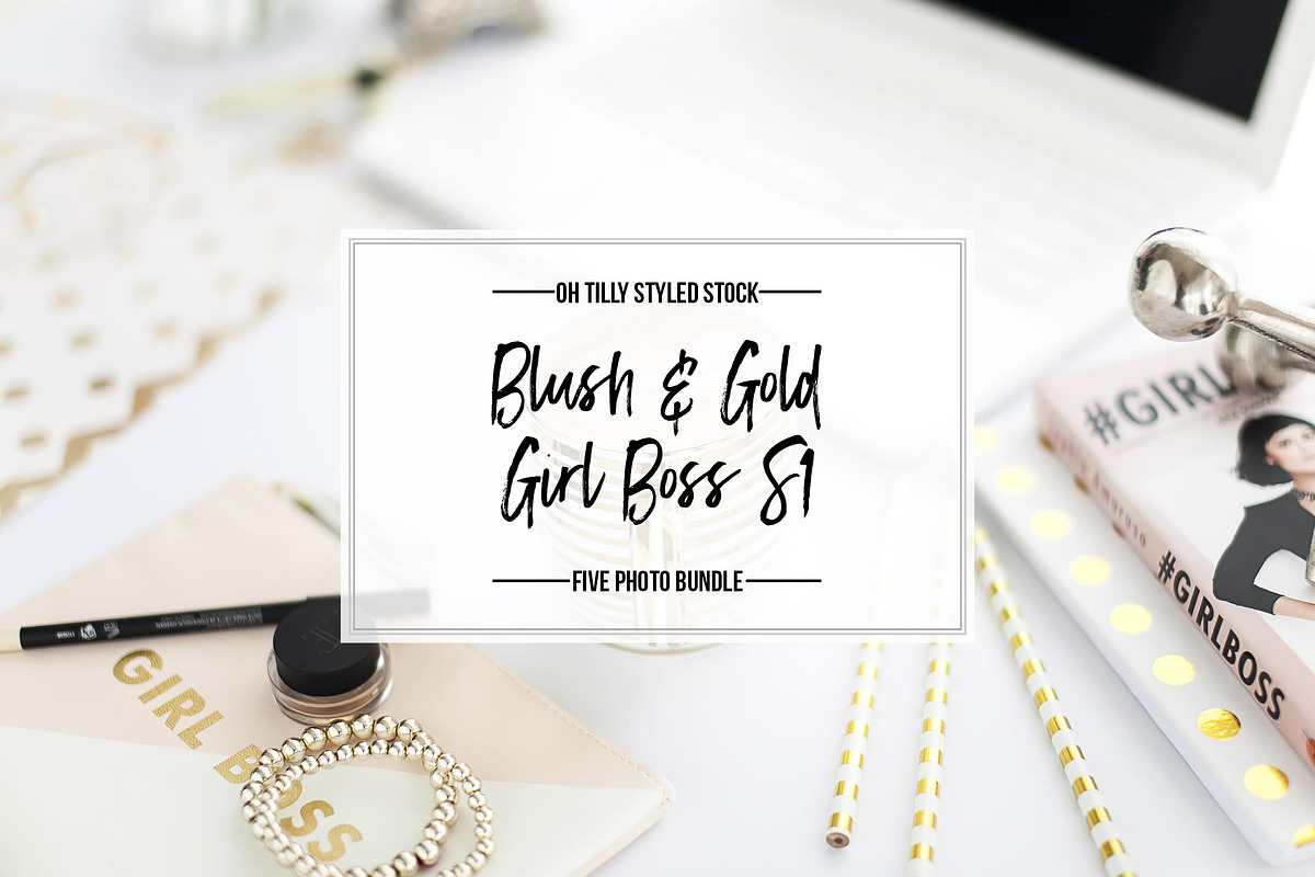 Blush & Gold Feminine Desktop S1, a Business Photo by OhTilly (Photo 1 of 4)