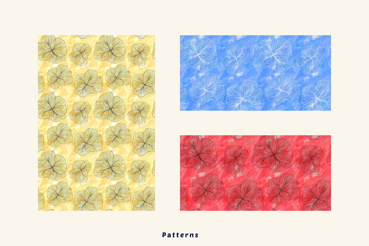 Textures Line Flowers, a Pattern Graphic by AnnaEshka (Photo 2 of 2)