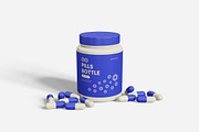 Pills Bottle Mockup, a Packaging Mockup by bimockup (Thumbnail 2 of 6)