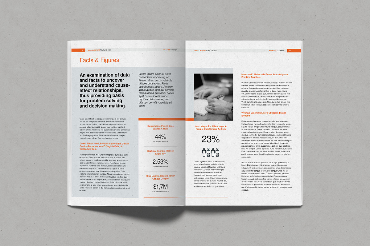 Kreatype Annual Report, a Brochure Template by Kreatype Studio (Photo 11 of 18)