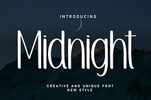 Midnight | Script Font