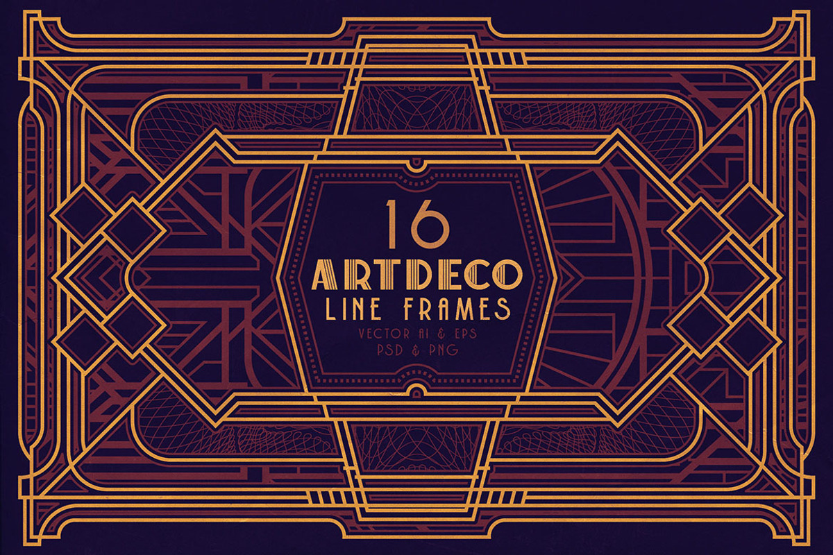 SALE Art Deco Toolkit, a Background Graphic by Cruzine (Photo 62 of 111)