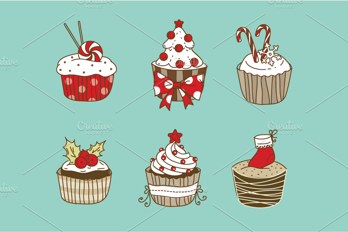 Xmas cupcakes
