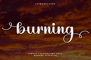 Burning, a Handwritten Font by InermediaSTUDIO (Thumbnail 1 of 6)