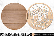 Mountain Biking Laser Cut SVG, an Object Graphic by Rose Art (Thumbnail 2 of 3)