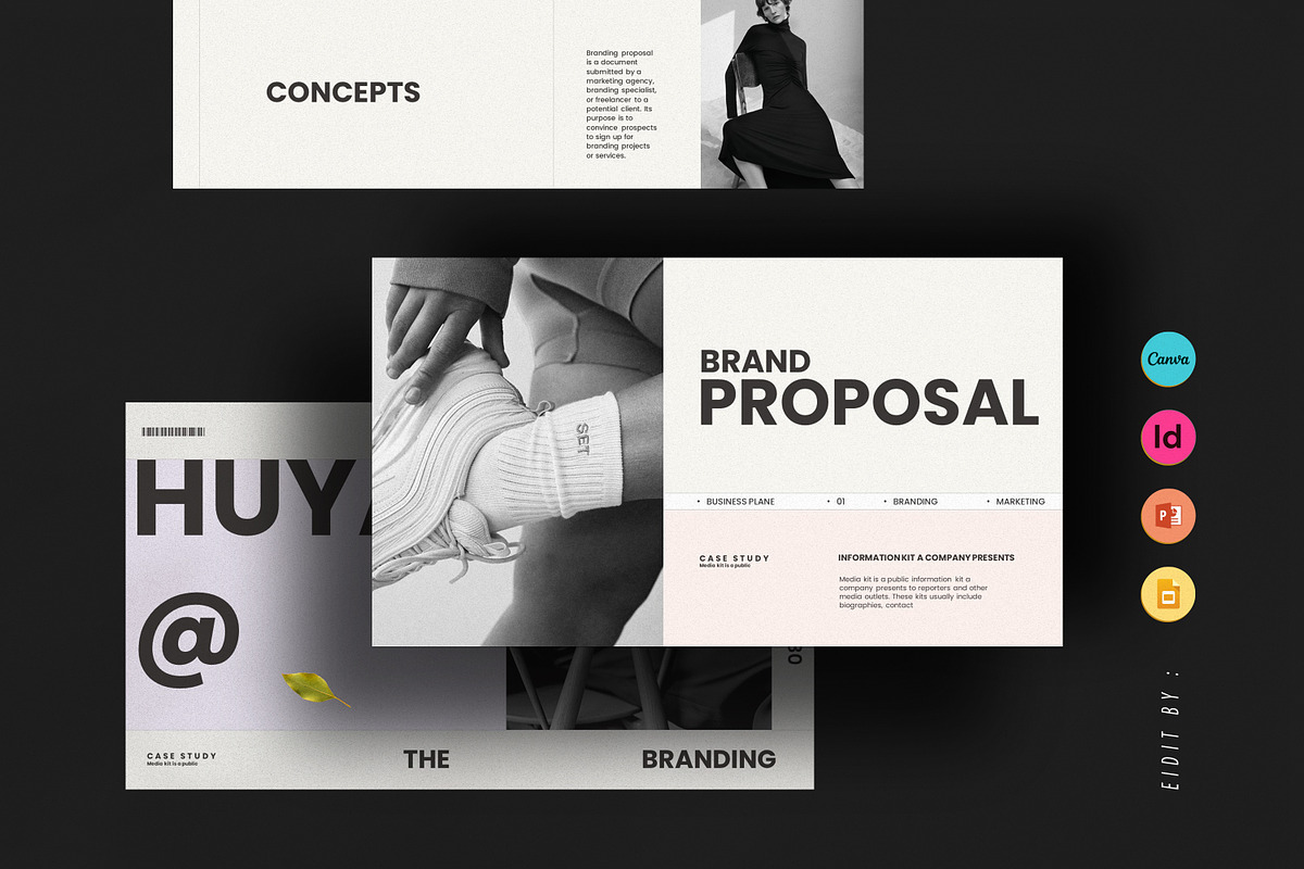 HUYA | Brand Proposal Template, a Presentation Template by Studio Industry (Photo 1 of 9)