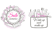 Cosmetics and Make Up Doodles, an Object Illustration by Artspace (Thumbnail 5 of 5)