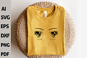 160 Anime Eyes Anime Face Expression, a Food Illustration by FancyDesignStudio (Thumbnail 3 of 7)