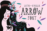 Arrow font, a Font by Malena (Thumbnail 1 of 5)
