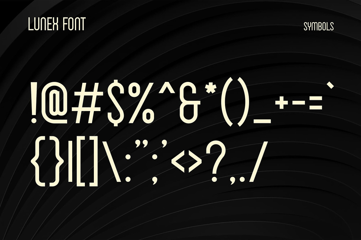 Lunex, a Sans Serif Font by Lemockup (Photo 3 of 9)