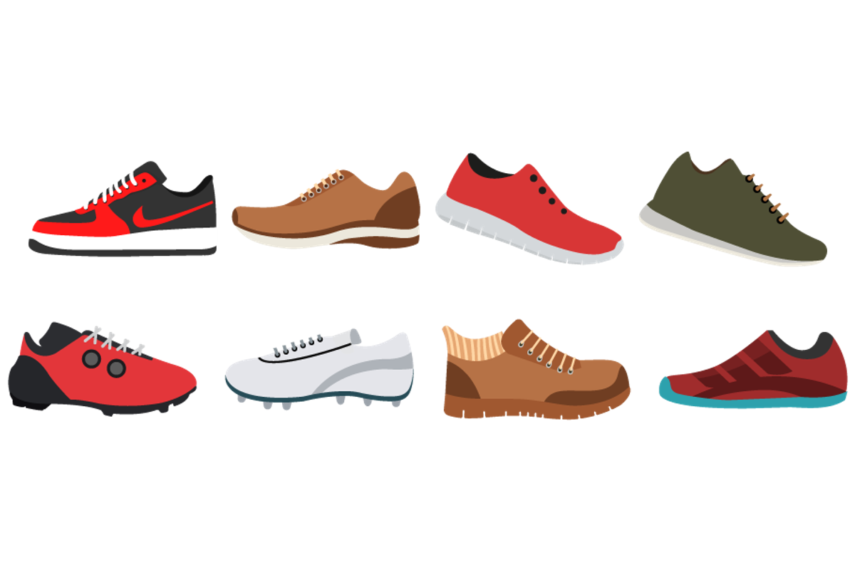 Shoes Flat Icons Bundle, a Duotone Icon by EllaMaiyaali (Photo 4 of 4)