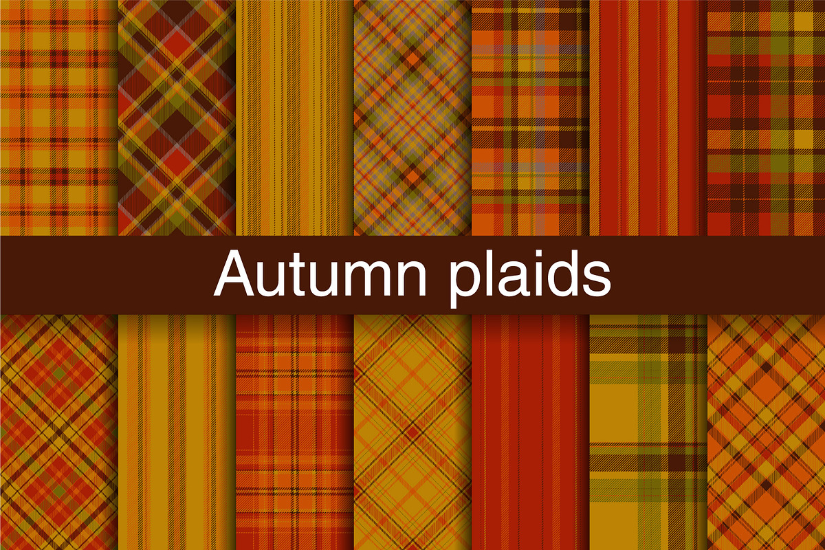 #70 Autumn Plaids | Fall Patterns, a Pattern Graphic by Plaid4You (Photo 1 of 9)