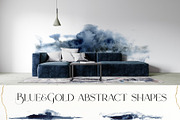 Deep blue watercolor backgrounds, a Texture Graphic by Yuliya Derbisheva (Thumbnail 9 of 14)