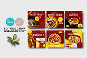 Editable Canva Restaurant Instagram, a Social Media Template by Ultimate Template Shop (Thumbnail 1 of 4)