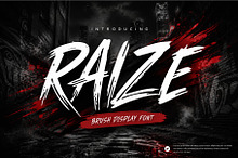 Raize Brush font