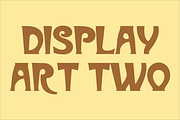 Display Art Two Font, a Font by GG Design (Thumbnail 1 of 6)