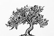 Elegant dream tree silhouette design, a Healthcare Illustration by Amazin_art (Thumbnail 22 of 49)