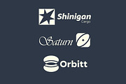 Geometric Logo Template Vol 5, a Solid Icon by Tekuni (Thumbnail 7 of 10)