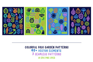 Modern Flora Shapes and Patterns