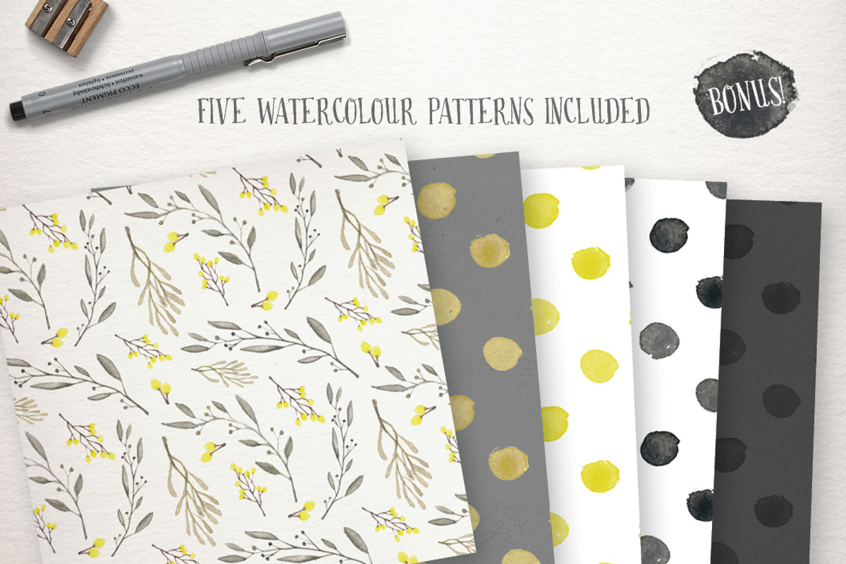 Watercolor wedding collection vol 2, an Illustration by Lisa Glanz (Photo 4 of 5)