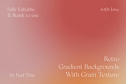 Retro Vintage Gradient Textures PS, an Object Graphic by Feel This (Thumbnail 4 of 19)