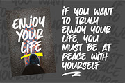 Hazard! STYLISH MARKER FONT, a Font by ErgibiStudio (Thumbnail 6 of 10)