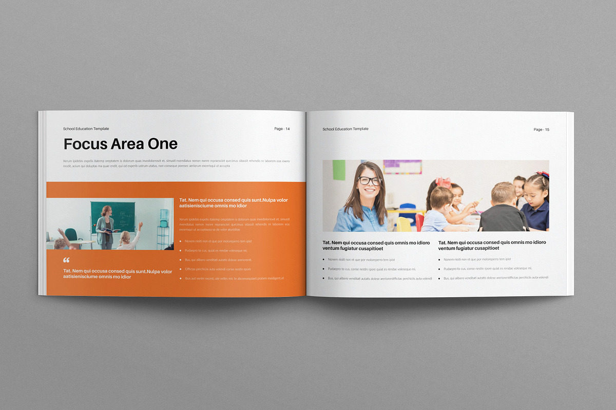 Education Template Landscape, a Brochure Template by E-Type (Photo 6 of 7)