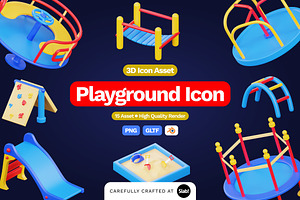 3D Playground Icon