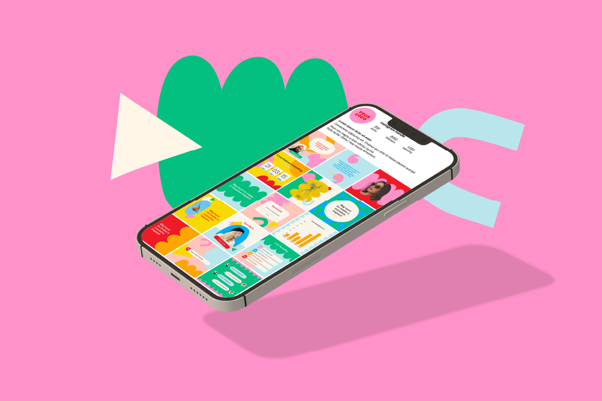 Poppin' Shapes Instagram Posts CANVA, a Social Media Template by Sweet Stash (Photo 12 of 12)