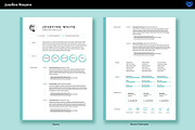 Pastel Resume, a Resume Template by ikono.me (Thumbnail 4 of 6)