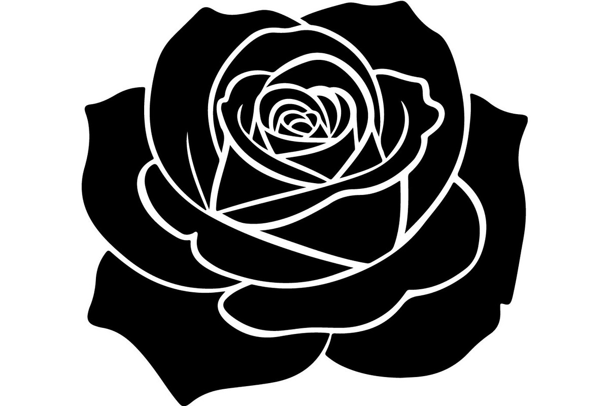 Rose Silhouette File Bundle, a Decorative Illustration by Designer_Momina (Photo 4 of 21)