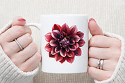 Watercolor Autumn Flowers Clipart, an Illustration by Sublimation Artist (Thumbnail 5 of 6)