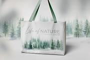 Watercolor Forest Landscapes, a Decorative Illustration by LeiaSW (Thumbnail 4 of 9)