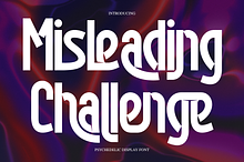 Misleading Challenge Font