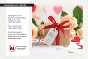 Love Doodles Valentine Day Clipart, a Seasonal Illustration by insemar (Thumbnail 2 of 5)