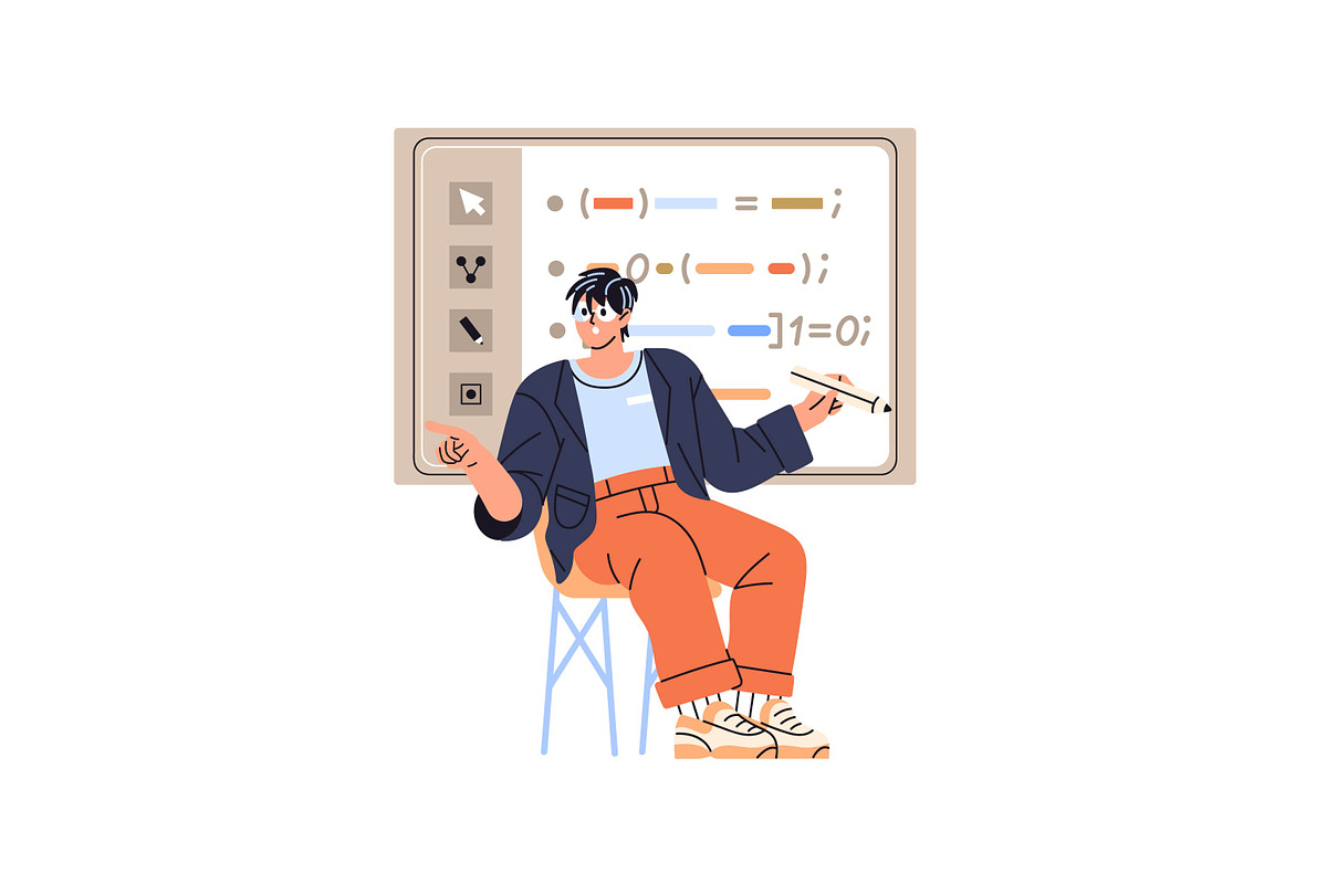School teachers in classrooms set, an Education Illustration by PaperTrident (Photo 15 of 23)