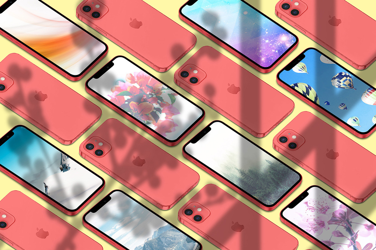 3D iPhone Presentation Mock-Up 07, an iPhone Mockup by Graphicsworld125 (Photo 2 of 10)