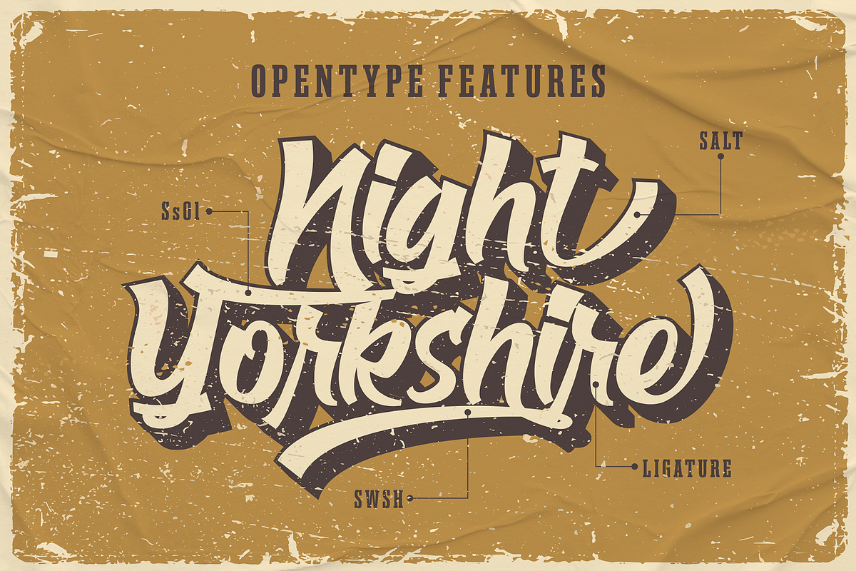 Bigroads Script - Retro Font, a Script Font by figuree studio (Photo 2 of 10)