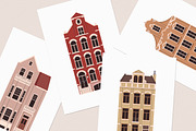 English houses set. UK architecture, an Illustration by Good Studio (Thumbnail 6 of 7)