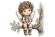 Fairy Boy Clipart PNG, an Illustration by Memories By Lea (Thumbnail 8 of 20)