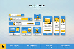 Ebook Web Ad Banner Template