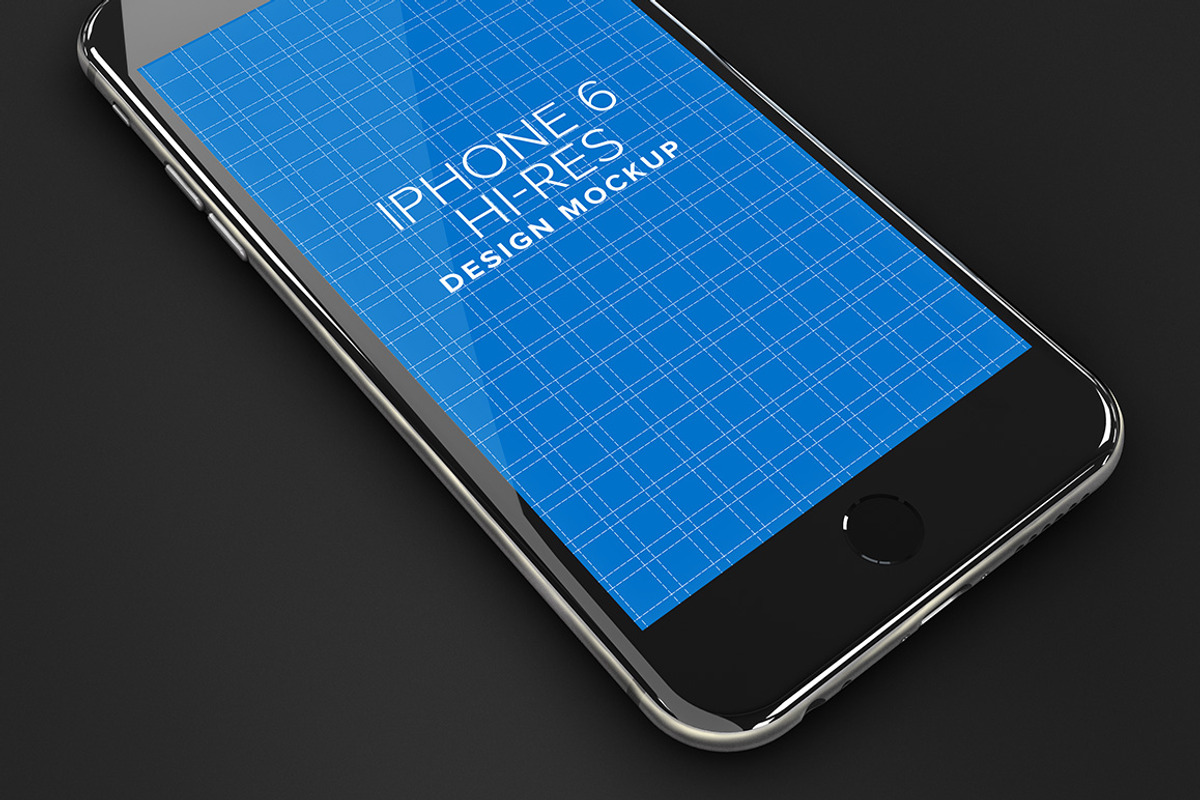 iPhone 6 App Design Mockup, an iPhone Mockup by illustrated (Photo 3 of 5)