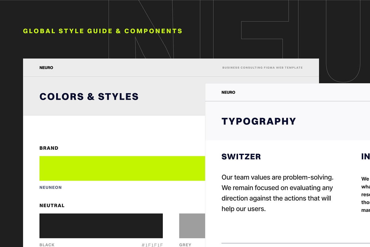 NEURO v2 - Agency Figma Web UI, an UI Kit Template by neuwebz (Photo 5 of 5)