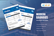 Modern Bauhaus - Invoice, a Stationery Template by AQR Studio (Thumbnail 1 of 2)