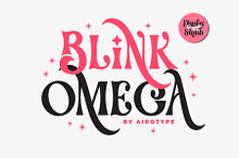 Blink Omega - Swash Serif Font